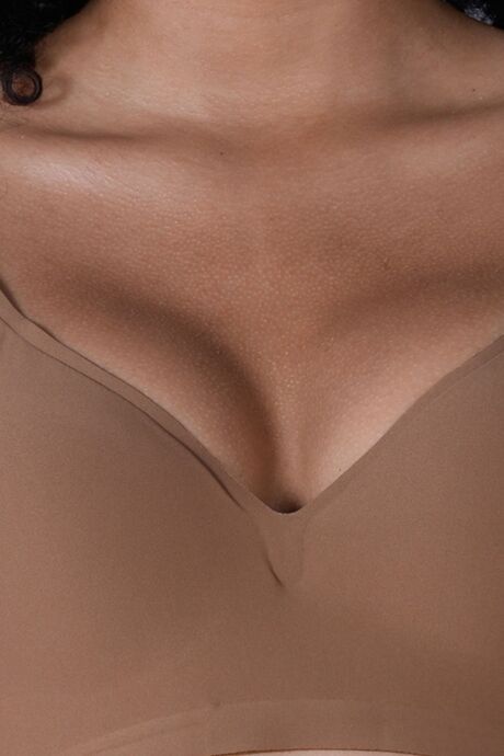Soie Padded Non-Wired Medium Coverage T-Shirt Bra - Choco Malt — image 5